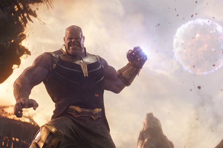 Thanos, up to his old tricks.